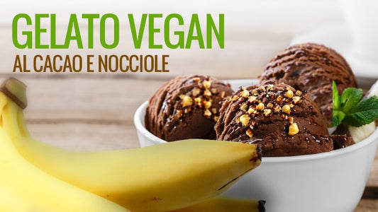 GELATO VEGAN AL CACAO E NOCCIOLE