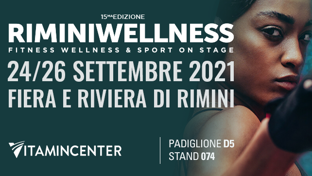 VitaminCenter a Rimini Wellness 2021 con VitaminCompany e Cobalt Nutrition