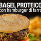 BAGEL MULTICEREALI CON HAMBURGER DI FARRO