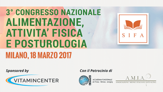 VitaminCenter è sponsor del 3° Congresso Nazionale SIFA