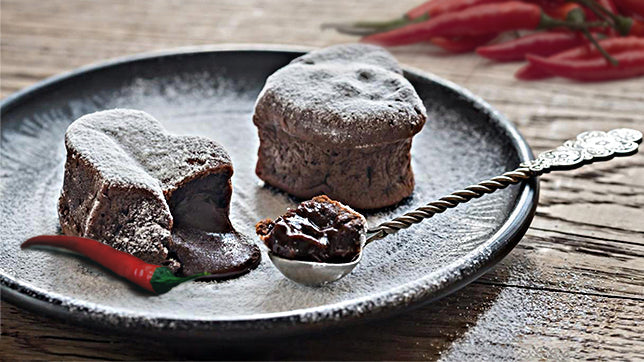 SAN VALENTINO: TORTINO PROTEICO AL CIOCCOLATO PICCANTE