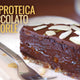 TORTA DI PROTEINE CIOCCOLATO E MANDORLE