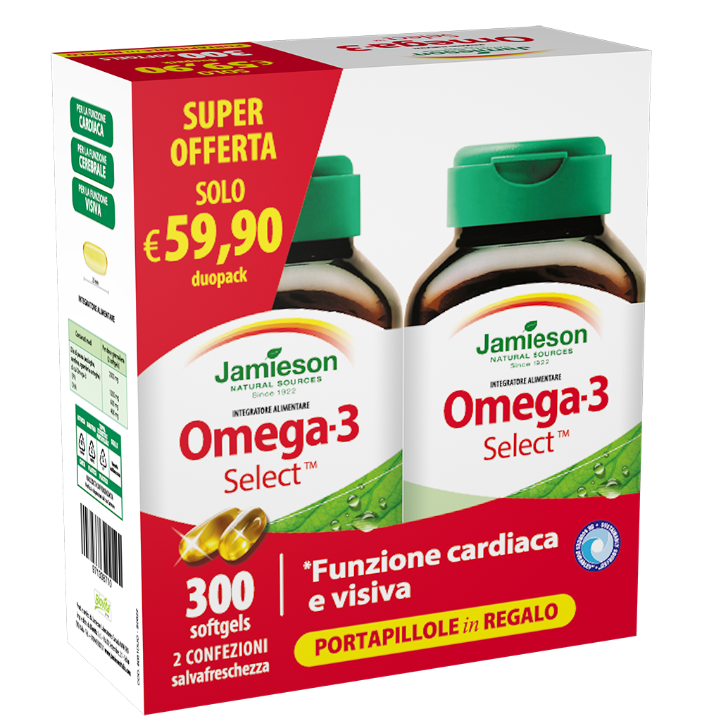 Omega-3 Select™  Promo DUOPACK 2 x 150 cps