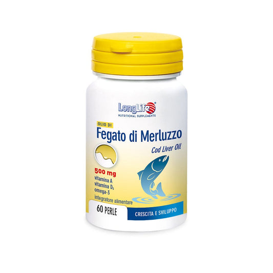 LongLife Olio Di  Fegato Di Merluzzo 500mg 60 Perle