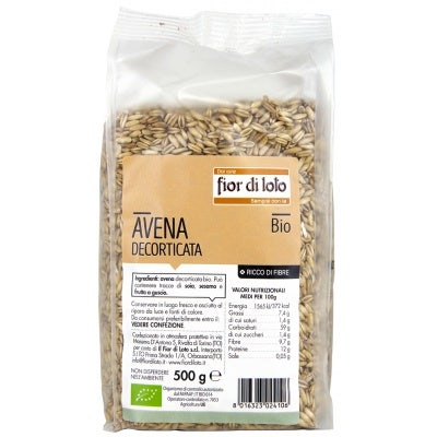 Fior Di Loto Avena Decorticata Bio 500g