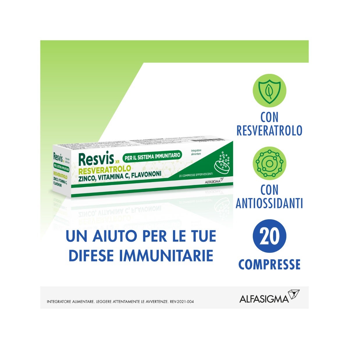 Resvis XR 20 Compresse Effervescenti Da 4g