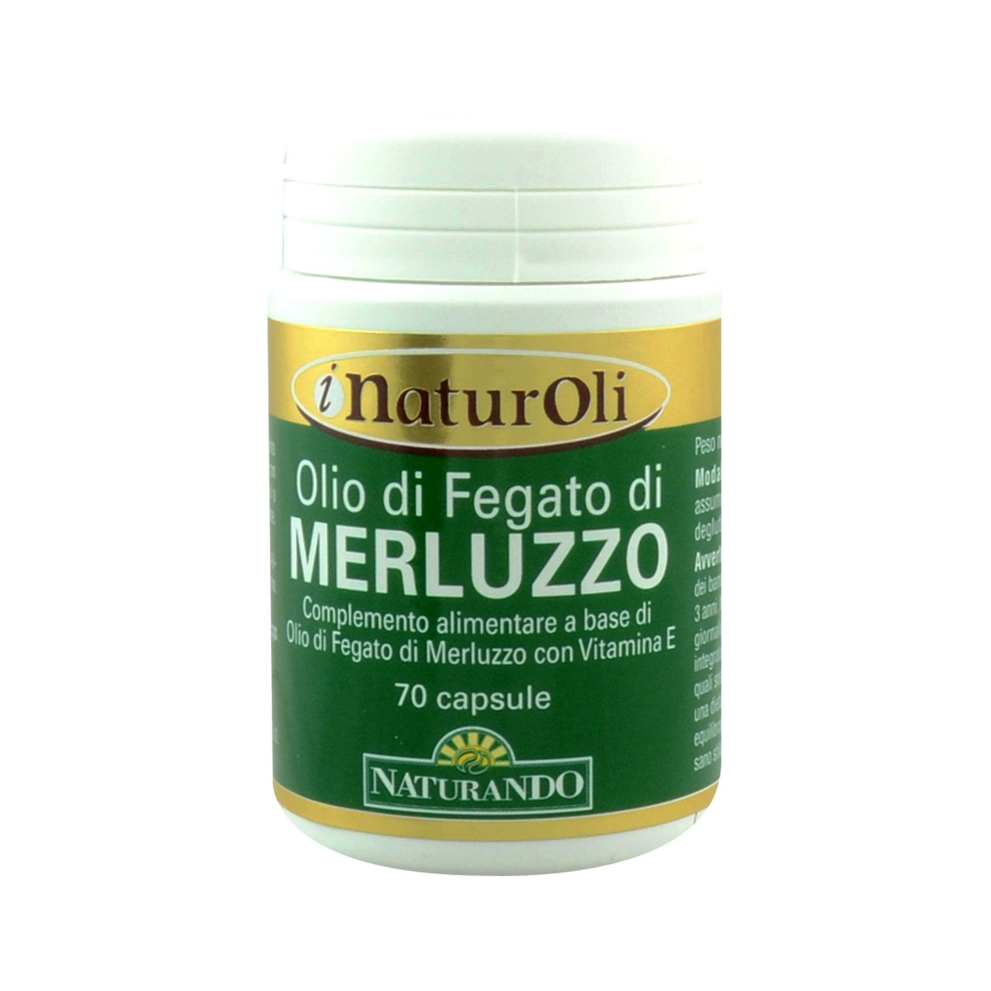 Olio di Fegato di Merluzzo 70 Capsule