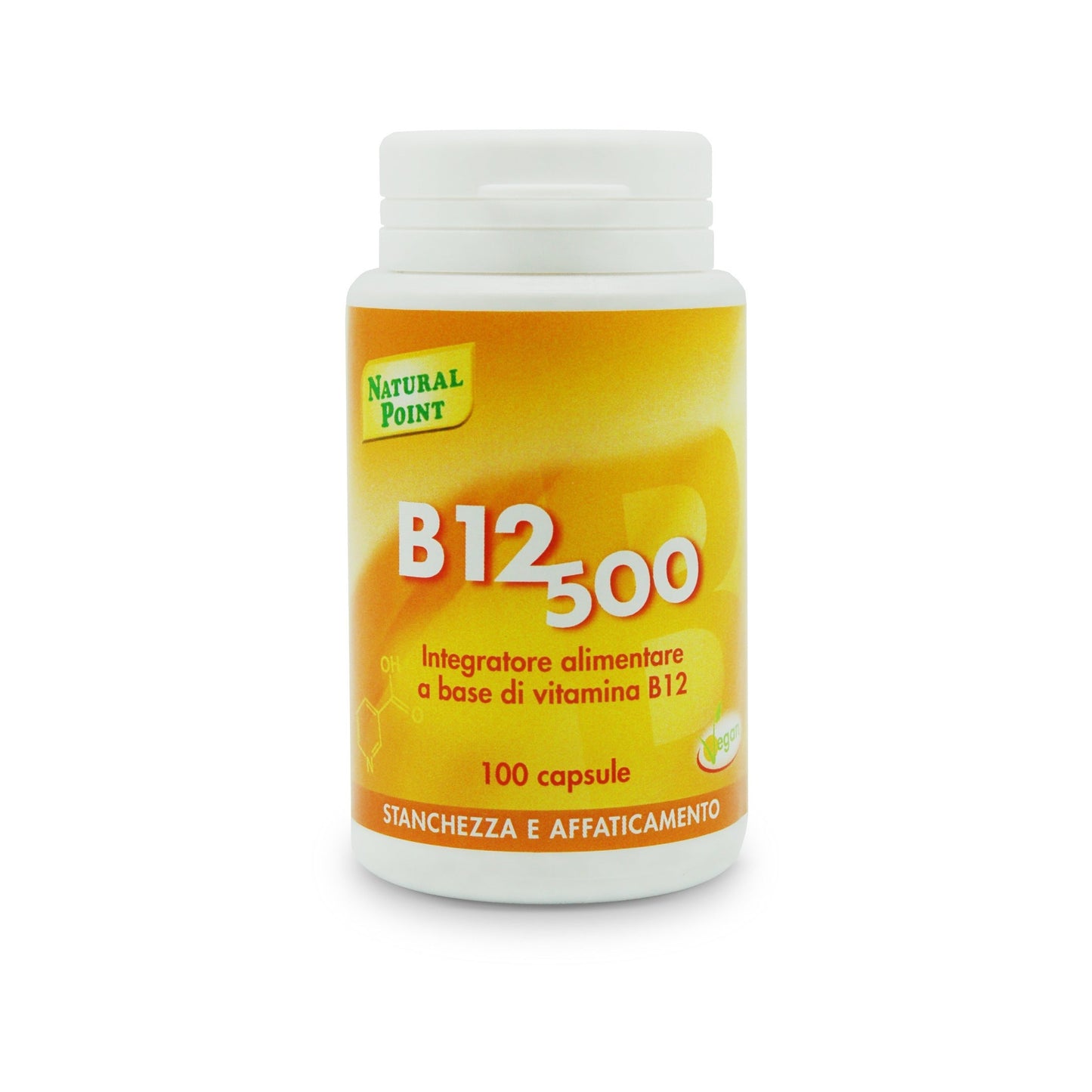 Natural Point B12 Cianocobalamina 100 Capsule Vegetali