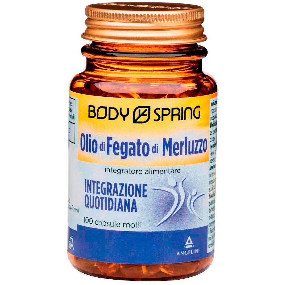 Body Spring Olio Di Fegato Di Merluzzo 100 Capsule