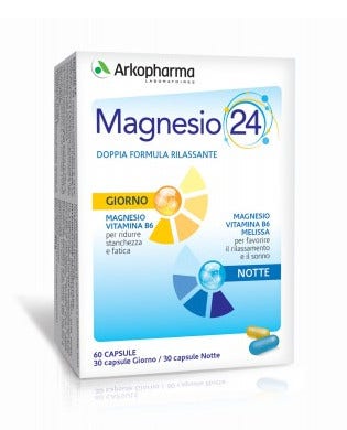 Arkopharma Magnesio 24 Giorno E Notte 60 Capsule