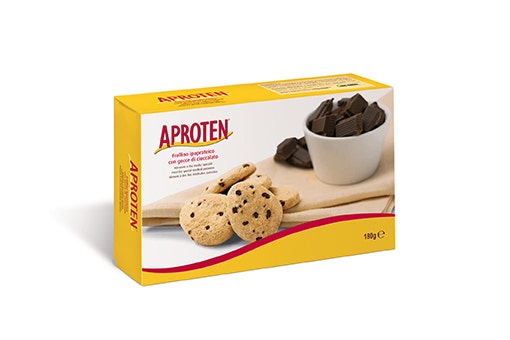 Aproten Biscotti Frollini Con Gocce Di Cioccolato 180g