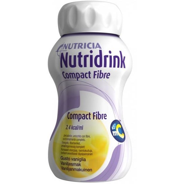 Nutridrink Compact Fibre Vaniglia 125ml 4 Pezzi