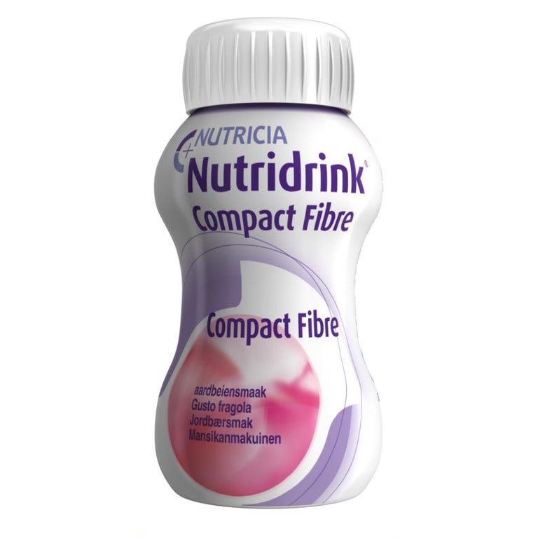 Nutridrink Compact Fibre Fragola 125ml 4 Pezzi