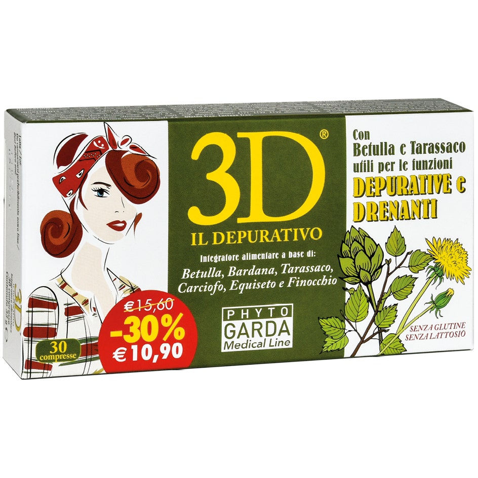 3D Drena Depura 30 Compresse