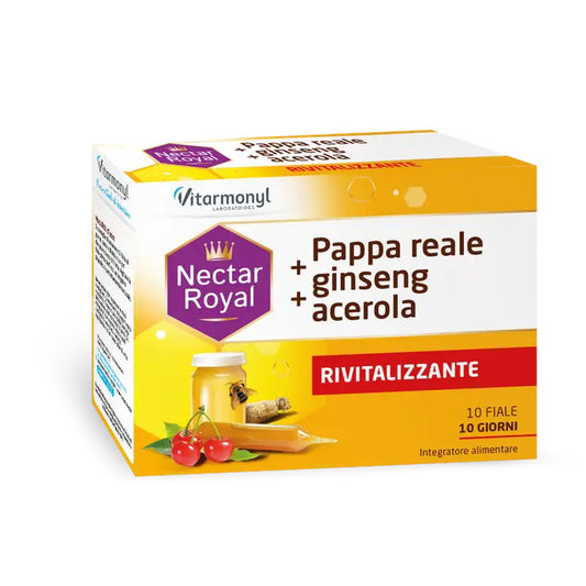 Vitarmonyl Pappa Reale + Ginseng + Acerola 10 Fiale