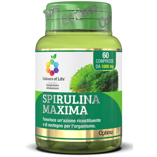 Colours Of Life Spirulina Maxima 60 Compresse 1000mg