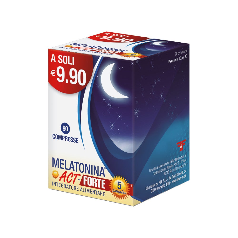 Melatonina Act 1mg +5 Complex Forte 90 Compresse