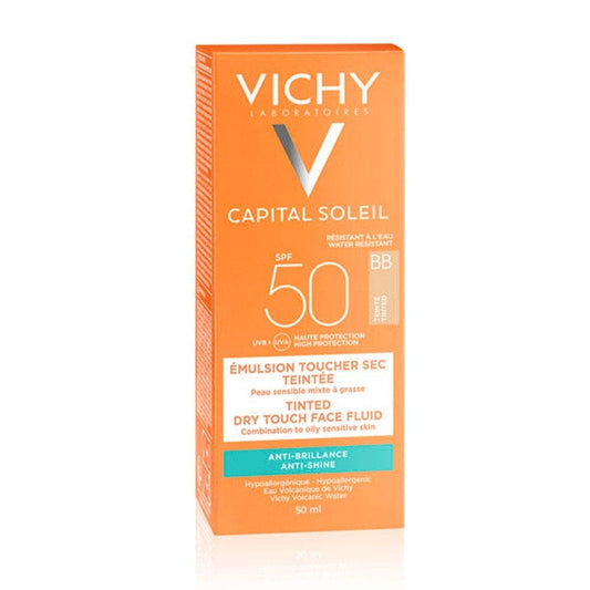 Vichy Capital Soleil BB Emulsione Colorata Effetto Asciutto E Mat SPF 50 50ml