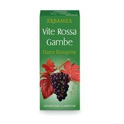 Erbamea Vite Rossa Gambe Gocce Biologiche 100ml