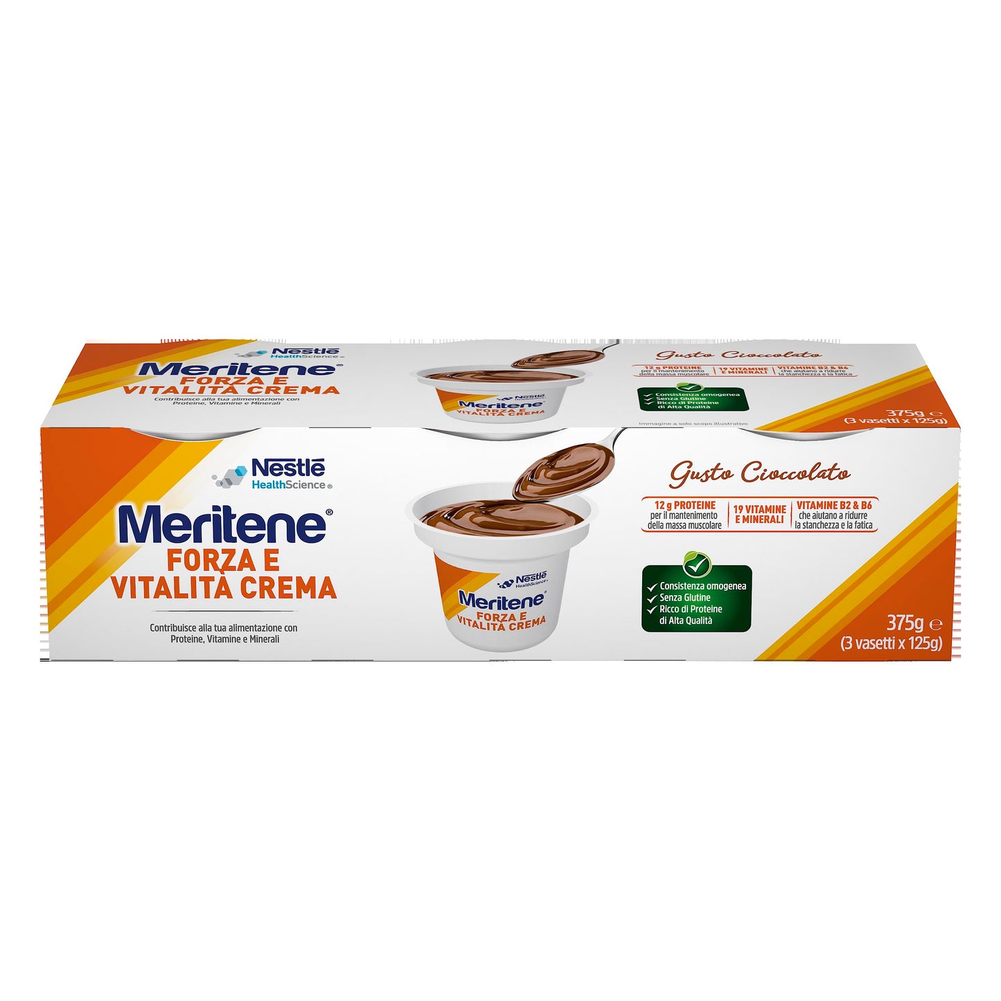 Meritene Crema Cioccolato 3x125g