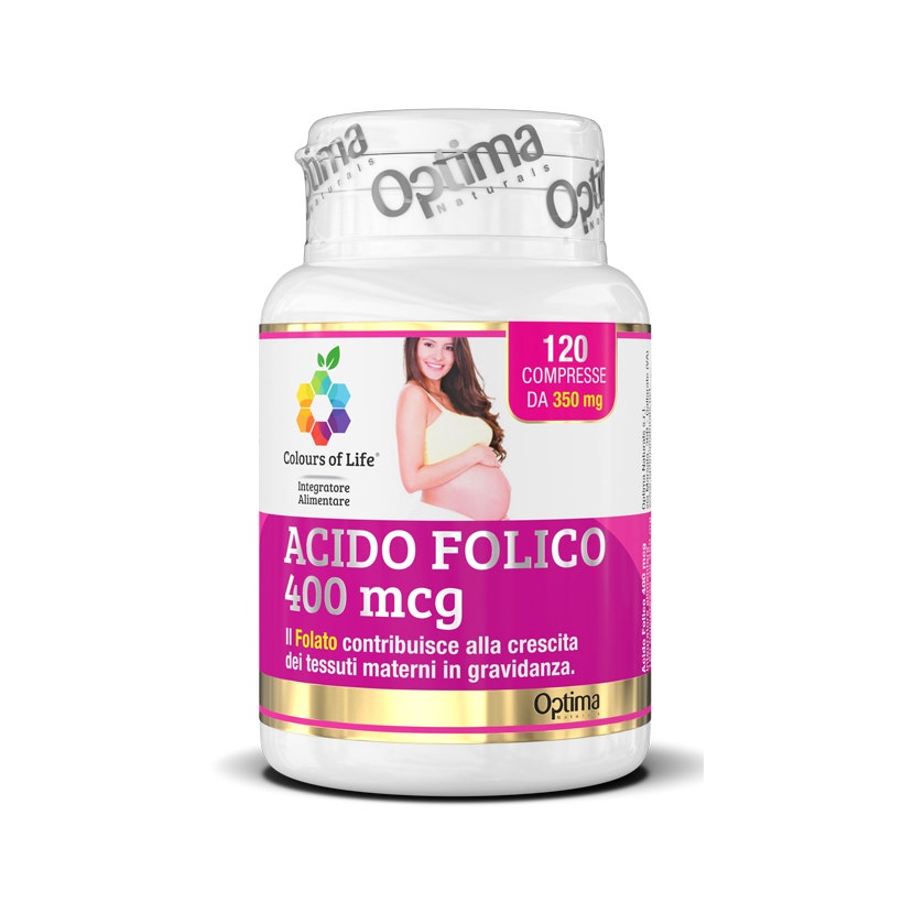 Colours Of Life Acido Folico 400mg 120 Compresse 350mg