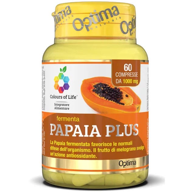 Colours Of Life Fermenta Papaia Plus 60 Compresse 1000mg