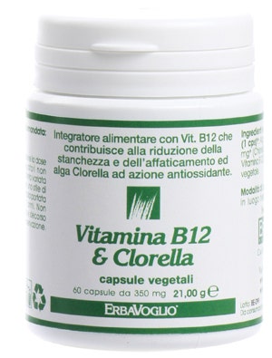 VITAMINA B12+CLORELLA 60CPS