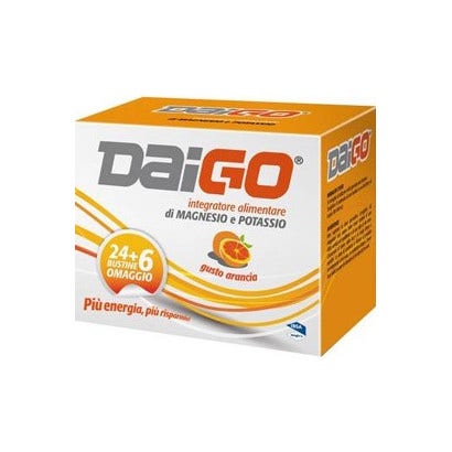 Daigo Magnesio E Potassio Arancia 24+6 Bustine 240g