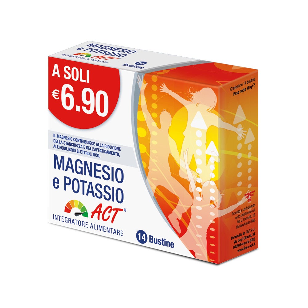 Magnesio Potassio Act 14 Bustine 5g