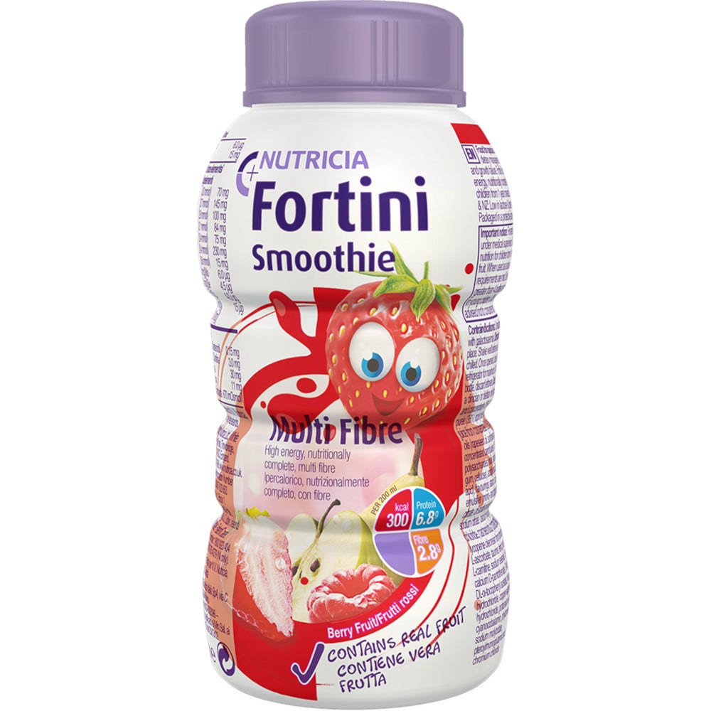 Fortini Multi Fibre Smoothie Frutti Rossi 200ml