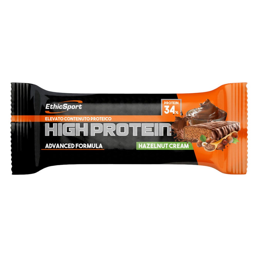 EthicSport High Protein Hazelnut Cream Barretta Proteica 55g