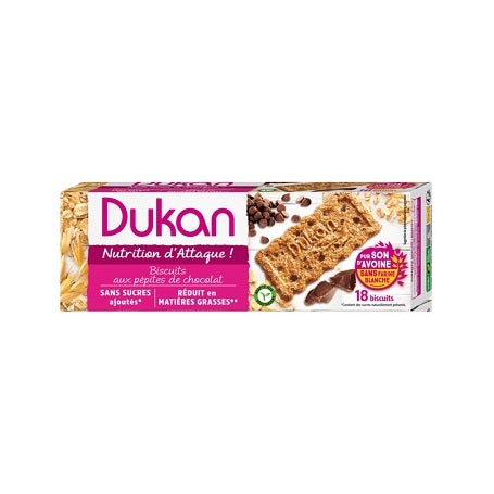 Dukan Biscotti Crusca D'Avena Gocce Cioccolato 225g