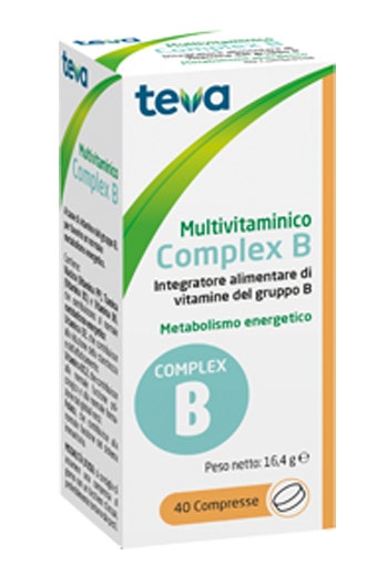 Multivitaminico Complex B Teva 40 Compresse 16,4