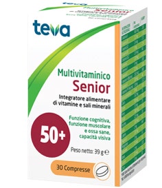 Multivitaminico Senior Teva 30 Compressa 39g