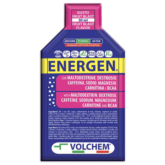 Volchem Energen Gel Energetico Gusto Fruit Blast 30ml