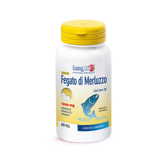 Longlife Olio Di  Fegato Di Merluzzo 1000mg 60 Perle