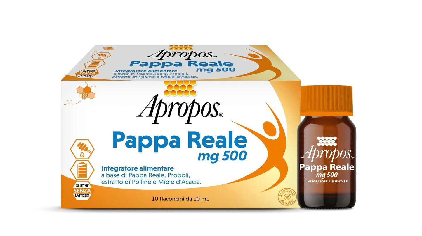 Apropos Pappa Reale 500mg 10 Flaconcini da 10ml