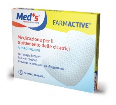 Meds Medicazione Trattamento Cicatrici 5x7,5cm 4 Pezzi