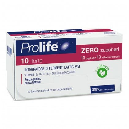 Prolife 10 Forte Zero Zuccheri: 10x8ml Integrazione