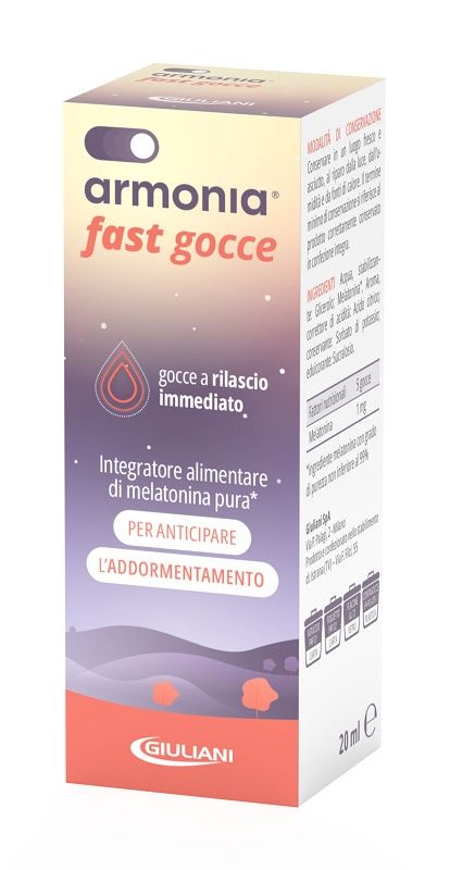 Armonia Fast 1mg Melatonina Gocce 20ml