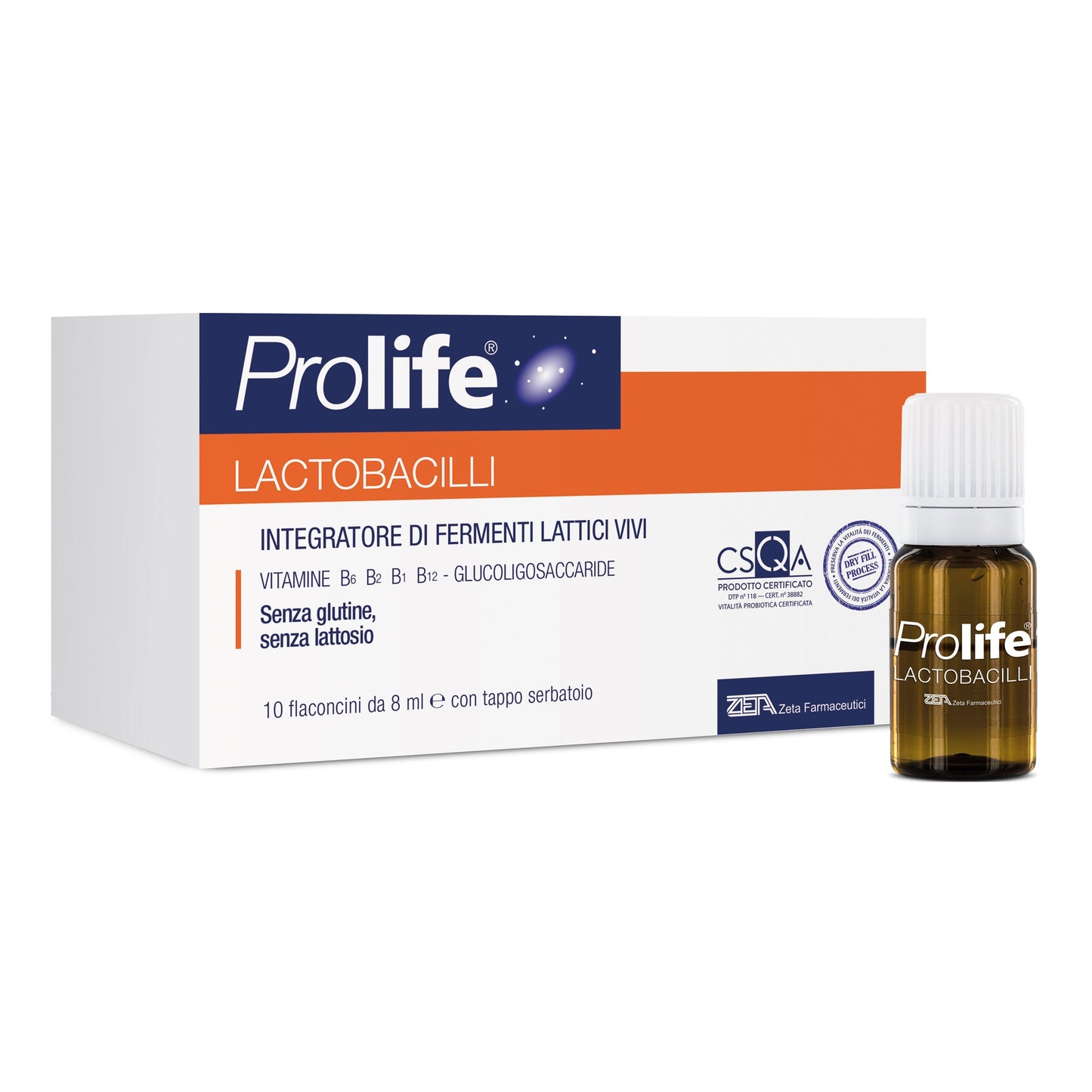 Prolife Lactobacilli 10 Flaconi 8ml: Integratore per la Flora Intestinale