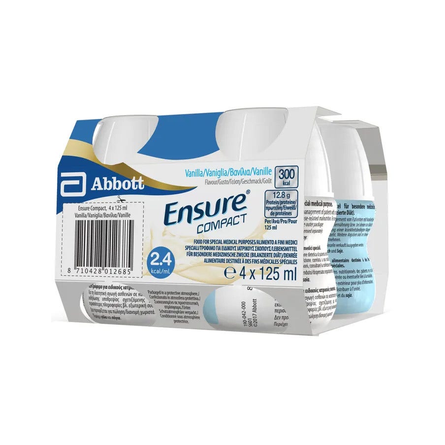 Ensure Compact Vaniglia 4X125ml