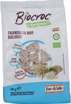 Biocroc Triangoli Di Riso Bio 40g