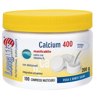 Longlife Calcium Latte 100 Compresse 400mg