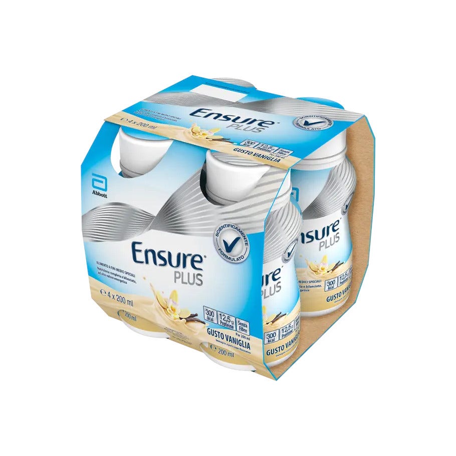 Ensure Plus Vaniglia 4X200ml