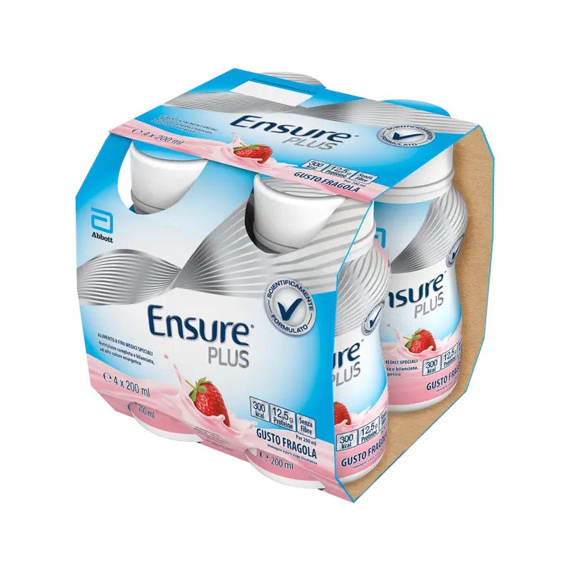 Ensure Plus Fragola 4X200ml