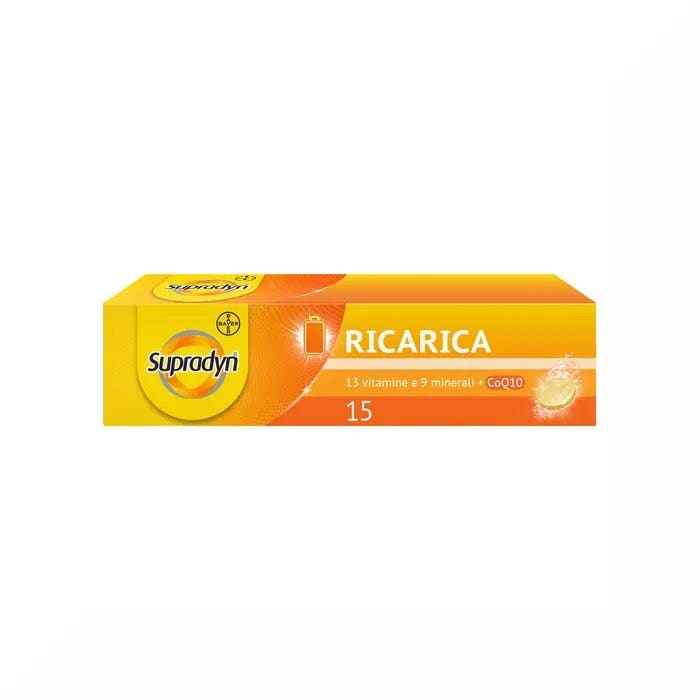 Supradyn Ricarica Integratore Vitamine e Sali Minerali 15 Compresse Effervescenti