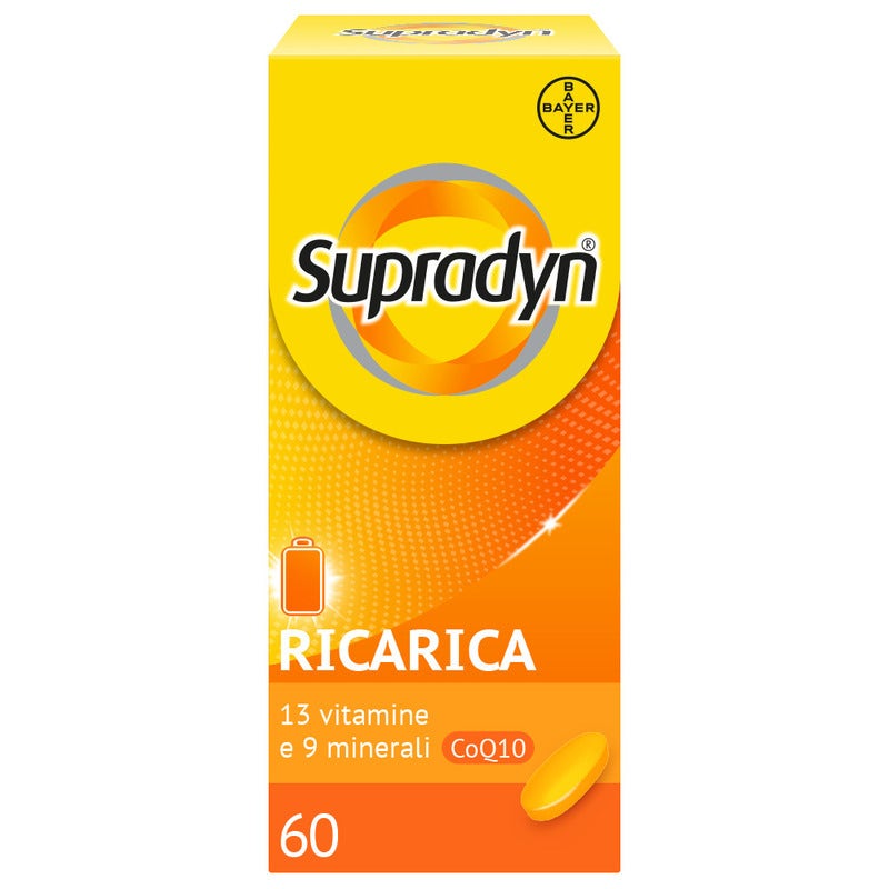 Supradyn Ricarica Integratore Vitamine e Sali Minerali 60 Compresse Rivestite