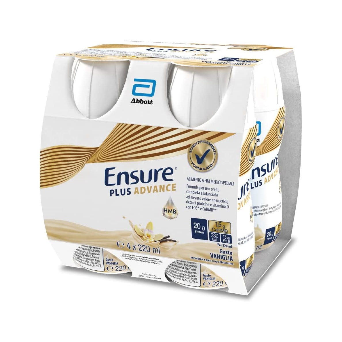 Ensure Plus Advance Vaniglia 4 X 220ml