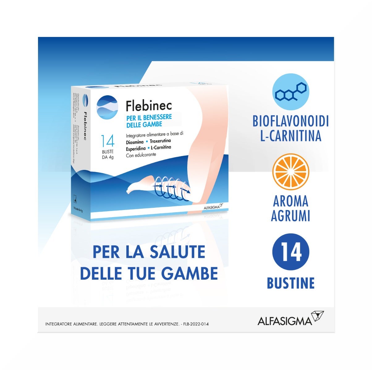 Flebinec 14 Bustine 4,0g